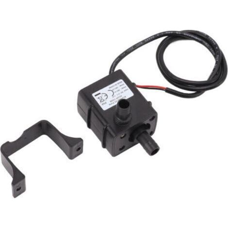 12V DC brushless motor mini submersible pump with water cooling, low-noise micro centrifugal pump for landscape fountains