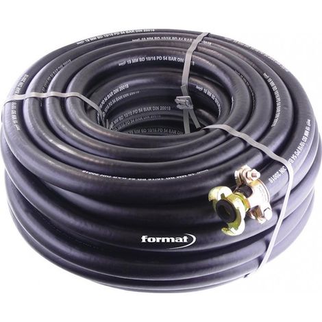 FP – Tuyau à air comprimé en caoutchouc 40m – Diamètre 3/4 pouce – Flexible et durable – Pour fluides non agressifs