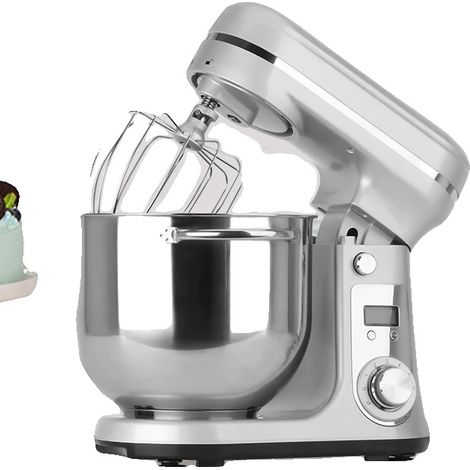 Robot de cuisine, 1200W, 6 vitesses, 6L Argent BM-601, UE-a (1/2)