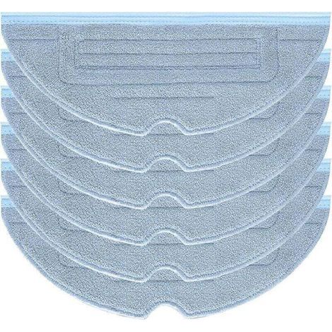 BUNTHAUS 6 Stück Wischpads für S7 Pro Ultra, S7 MaxV Ultra, S7 Plus, S7 Max – Ersatzteile und Zubehör für Saugroboter S7, T7s und T7s Plus (1/4)