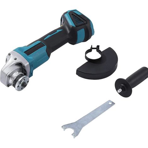 Meuleuse D Angle Sans Balai - 18 V - 125 Mm - Pour Utilisation Cordless - Double Poignée - Ventilation Renforcée - Couvercle Métallique - 1 Pièce