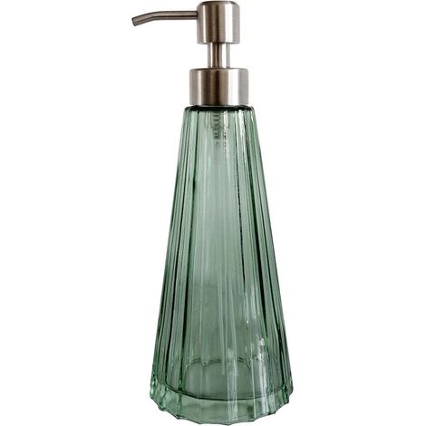 Elegant Vintage Glass Soap Dispenser - Liquid Soap/Sanitizer/Shampoo Dispenser with Pump, Rustic Decor, Hand Soap, Bathroom Accessories (1/5)