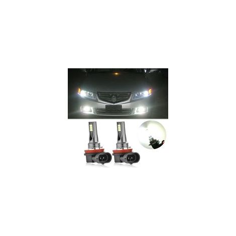Kit de 2 ampoules LED H11/H8 6500K pour phares antibrouillard - NEUF (1/5)