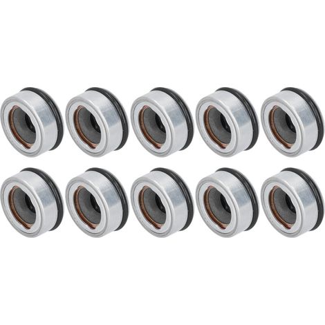 Lot de 10 joints d'arbre de compresseur de climatisation, joints d'huile de rechange pour Sanden SD508, SD709, SD7H15, SD7V16, 7SB16C et DKS15CH (1/5)