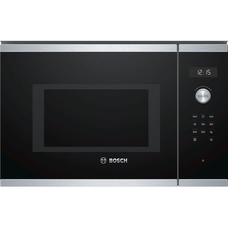 microonde da incasso 25l 900w acciaio inox - BFL554MS0 - Bosch (1/3)