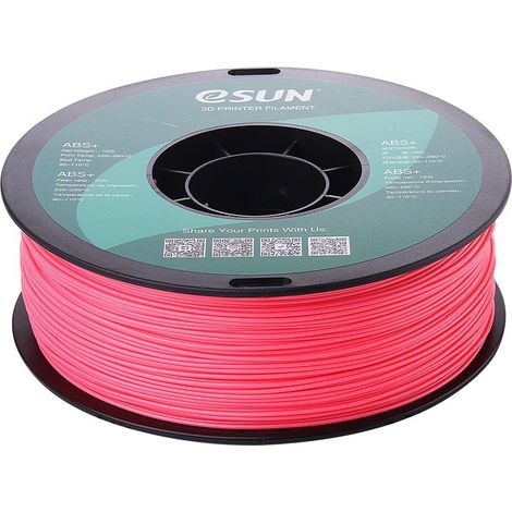 eSUN ABS+ Filament, 1.75mm, 1000g eSUN ABS+ Filament 1.75mm 1000g Pink (1/3)