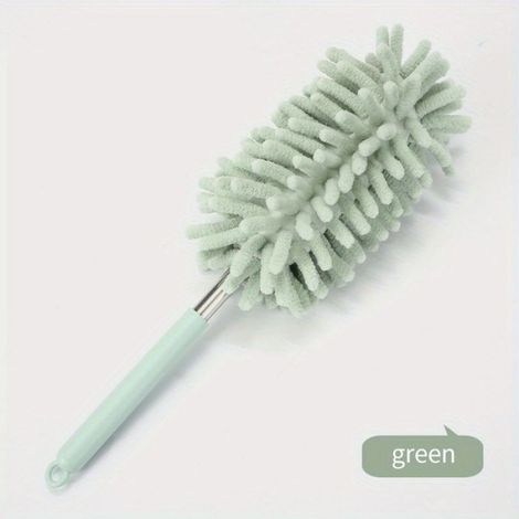 Ensemble 1 pièce de plumeaux rétractables en microfibre pour nettoyer l'intérieur de la maison et de la voiture-vert (1/3)