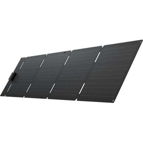 Ecoflow – Panneau solaire 60W – Technologie TOPCon pour rendement jusqu'à 25 % – USB-C intégré – Certifié IP68 pour extérieur