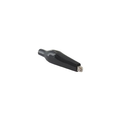 Set di 10 pinze alligatore da 39 mm. Rivestimento nero (positivo). Rifornimento del nostro kit 9218341.