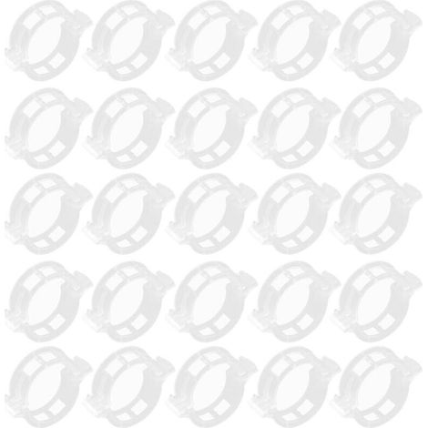 Precintos reutilizables para tomates, pimientos y pepinos – Paquete de 100 unidades fabricadas en plástico flexible y resistente.