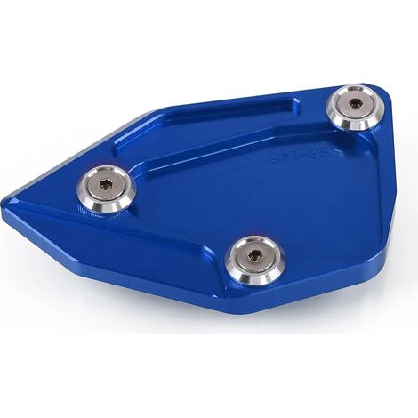 (BLEU SANS LOGO) Compatible avec BMW C600 SPORT C650GT C 650 GT 2012-2021 - Extension de béquille latérale en aluminium - Support/plaque de fixation maxpower (1/4)