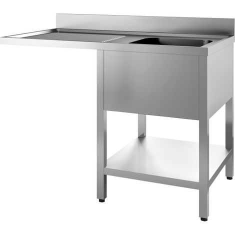 Bloc évier droite étagère lave-vaisselle gauche1200x700 - Combisteel (1/2)