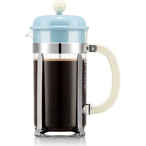 Cafetière à piston BODUM Caffettiera 1 L Bleue (1/3)