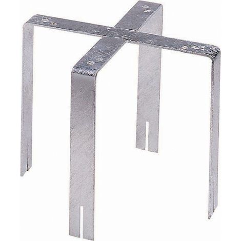 Pieds de fixation pour corbeille Eden - 50l et 110l - galvanisé à chaud (1/4)