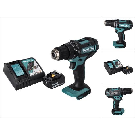 Trapano a percussione a batteria Makita DHP 482 RT1 18 V 62 Nm + 1x batteria ricaricabile 5,0 Ah + caricabatterie