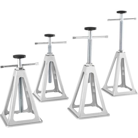 Vérins stabilisateurs en aluminium pour camping-car, lot de 4, réglables de 27,9 à 43,2 cm, capacité jusqu'à 2721,6 kg (1/5)