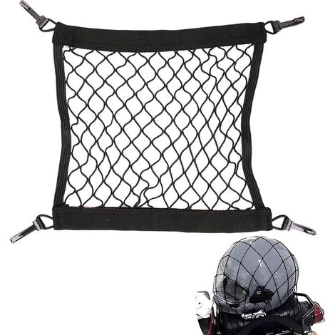 Filet Elastique, pour Vélo Electrique Panier Filet de Rangement 28x30cm Accessoire pour Transporter Vos Affaires sur Vélo Electrique Vélo De Ville VTT