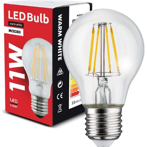 LED-Filamentlampe E27, 11W, 230V, warm. Retro MCE280 WW (1/2)