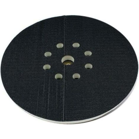 Plateau De Ponçage - 215 Mm - Filetage M10 - 8 Trous D Aspiration - Pour Meuleuse D Angle Ponceuse Polisseuse - 1 Unite (1/4)