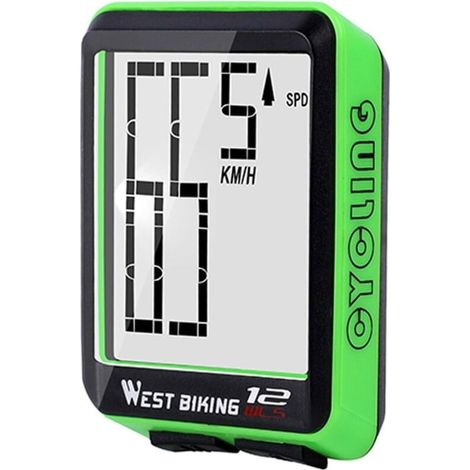 Compteurs de vélo sans fil, grands compteurs de vélo numériques, compteurs de vélo, compteurs de vitesse (1/5)