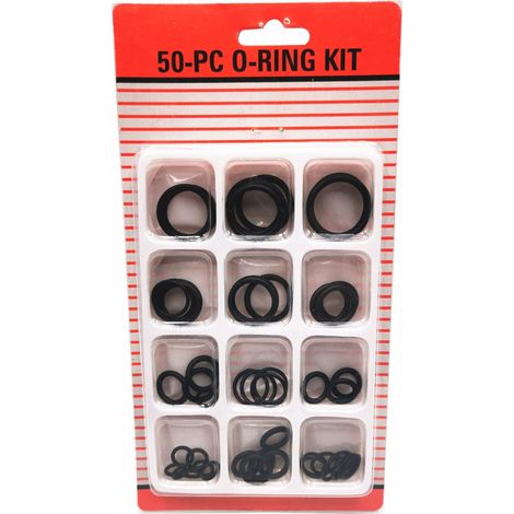 50 Pcs/Set Rubber O Ring Washer  Watertightness Assortment O Rings Gasket Washer 12 Size Gaskets