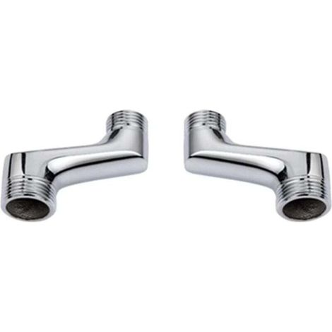 Raccord Excentré Mitigeur Bain Douche,Raccord Laiton Coudé RéDucteur,Bras Pivotant RéGlable,Raccord Excentré 1/2 3/4,Raccord Excentré Wc (1/3)
