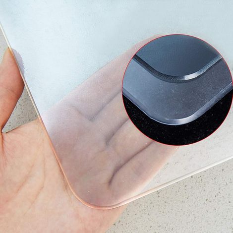 Protège-table en vinyle transparent, tapis et protection de table en P (1/5)