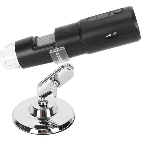 Microscope portable USB, grossissement 50x à 1000x, résolution 640x480p, rotation à 360°, Wi-Fi, loupe pour l'examen du cuir chevelu et des circuits imprimés électroniques (1/5)
