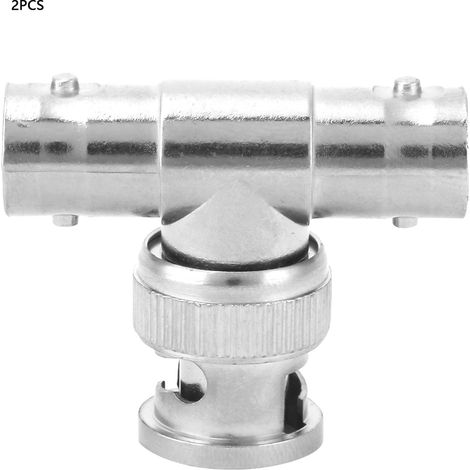 Stück 1-2 T-förmiger BNC-Adapterstecker auf zwei T-förmige BNC-Buchsen (1/5)