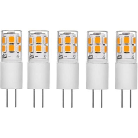 5pcs No Strobe LED Highlight Bulbs Small Corn Light Bulb 2W Warm White 3000K (1/5)