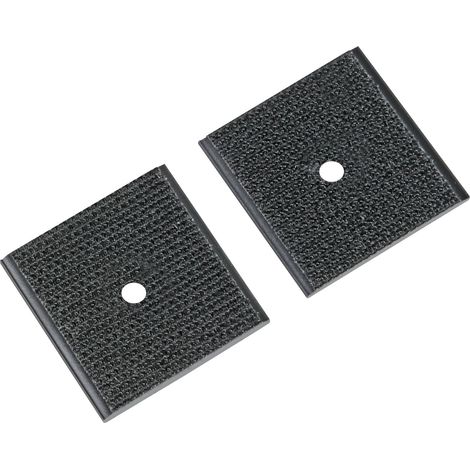 Clips Pressotex, foro centrale, set 2 pz - 35x35 mm (1/3)