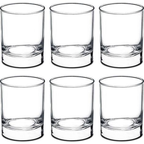 Verre à liqueur - JUANIO - Lot de 24 - 25,5 cl - Transparent - Résistant aux hautes températures (1/2)