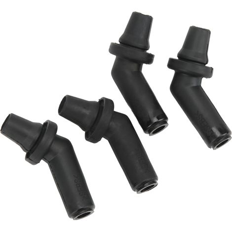 Lot de 4 connecteurs de tuyau d'évacuation de toit ouvrant EEH500100 en caoutchouc noir, de rechange pour Range Rover Sport LR3 LR4 (1/5)