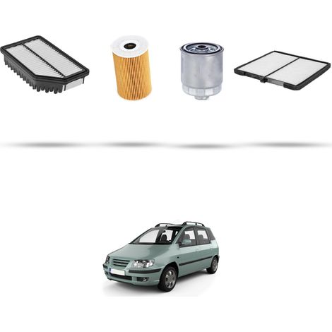 Kit tagliando 4 filtri compatibile con Hyundai Matrix 1.5 CRDi 60kw dal 2001 (1/5)