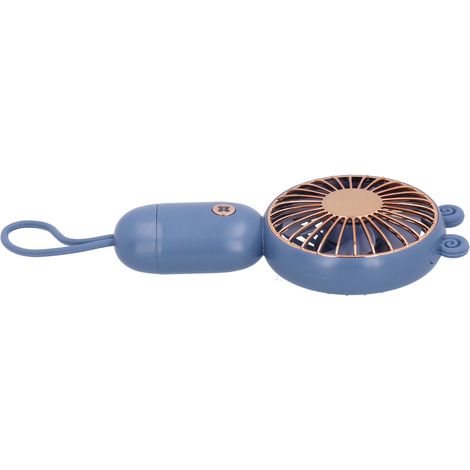 Mini-USB-Ventilator, tragbar, verstellbar, leise, handlich, für Schule, Outdoor, Zuhause, Büro, blau-violett (1/5)
