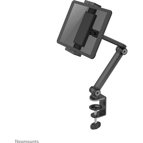 Abrazadera de escritorio para soporte de tableta Neomounts DS15-545BL1, 4,7-12,9 pulgadas, universal, movimiento completo, negro (1/4)