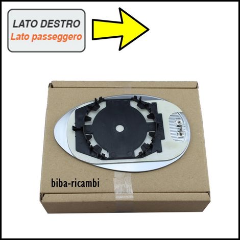 Piastra vetro specchio asferico termico lato dx-passeggero alfa romeo 156