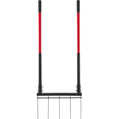 Fourche de jardinage avec poignée confortable, pour désherber, cultiver, planter et préparer le sol  structure robuste pour une utilisation en extérieur.-AquaForge (1/5)