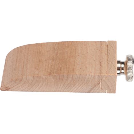 Papier de verre, blocs de ponçage, porte-papier de verre pour le scellement et le polissage des bords d'articles en cuir faits main, bois de hêtre résistant à l'usure, forme de coin en acier inoxydabl (1/5)