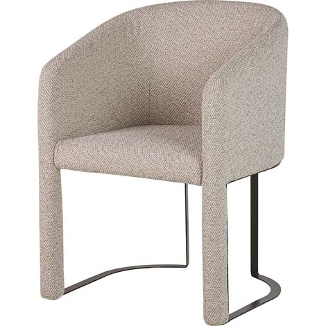 Tacoma Goldener Chenille-Sessel aus Metall, 60 x 59 x 83 cm (1/5)