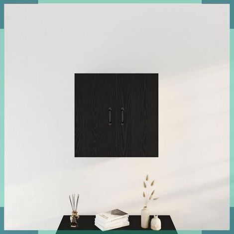 Armoire murale - 862113 - Chêne noir - 60 x 31 x 60 cm - Bois d'ingénierie (1/5)