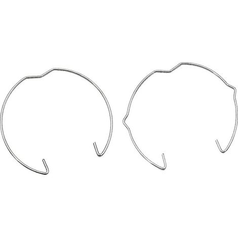 Lot de 30 anneaux de verrouillage à ressort GU10 MR16, diamètre 50 mm, adaptés aux spots encastrés, aux lampes LED et aux lampes halogènes. (1/5)