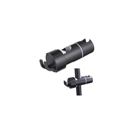 Support Douche Accroche Pommeau Accessoire - 16-27mm à Diamètre RéGlable, Chromé Conception Abs Support Douchette, Poignée Orientable à 360°Installation Simple, Adapté à La Barre Douche (1/5)