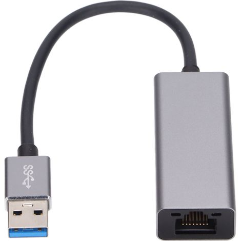 Adaptateur Ethernet USB 3.0 Gigabit en Aluminium pour PC, Switch et Ordinateur Portable (1/5)