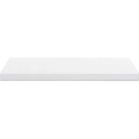 Top non forato 240x60x4 con bordo poliuretano  in bianco