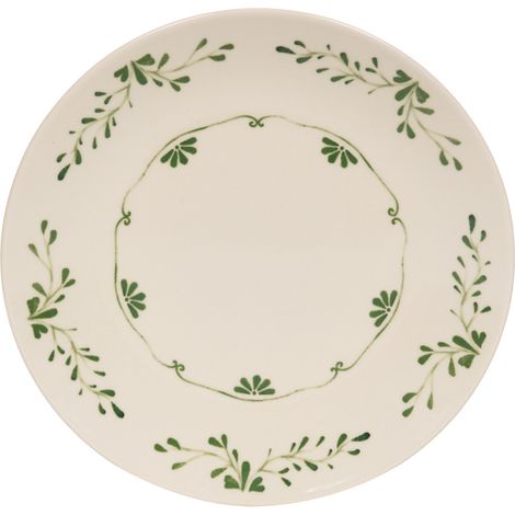 Table Passion - Assiette plate Appoline verte 27 cm (lot de 6)