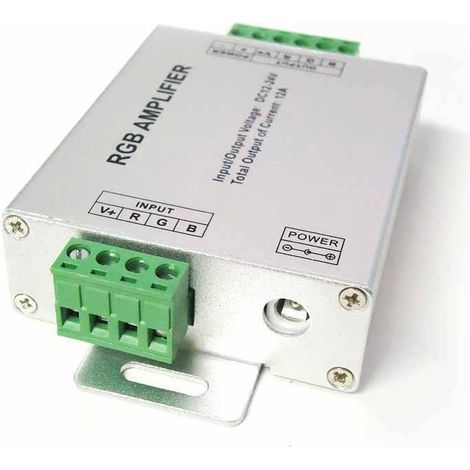 Amplificador De Señal / Repetidor RGB 12-24V - 12 Amperios