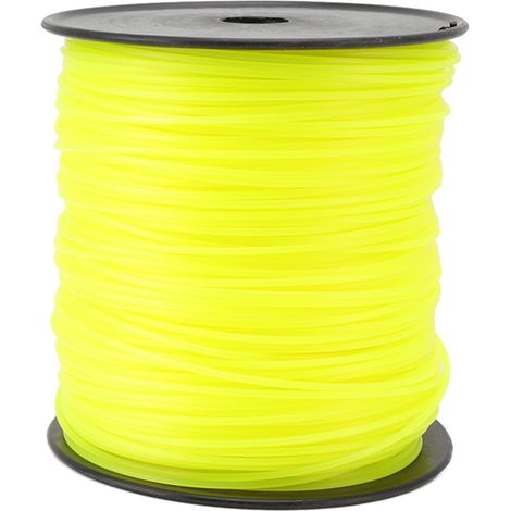 3,0 mm runder gelber Rasenmäherfaden, robuste Nylon-Trimmerschnur für Husqvarna Rasenmäher (3) (1/5)