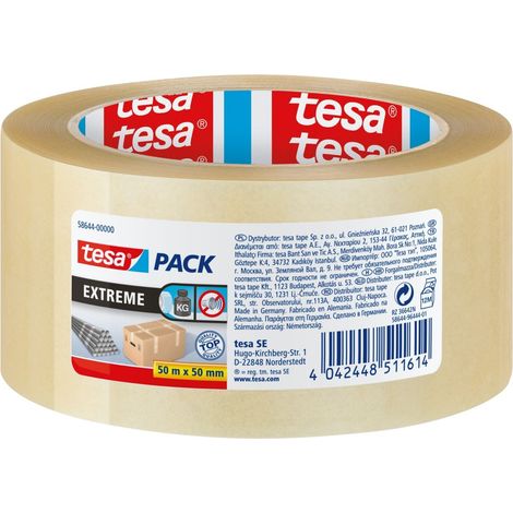 tesa EXTREME 58644-00000-00 Packband tesapack® Transparent (L x B) 50 m x 50 mm 1 St. (1/3)