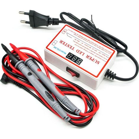 Testeur de rétroéclairage LED pour TV LCD. sans démontage. lampe LED. barre lumineuse. réparation. détecteur de source lumineuse. outil d'éclairage. réglementation européenne 220V. Multicolore (1/5)